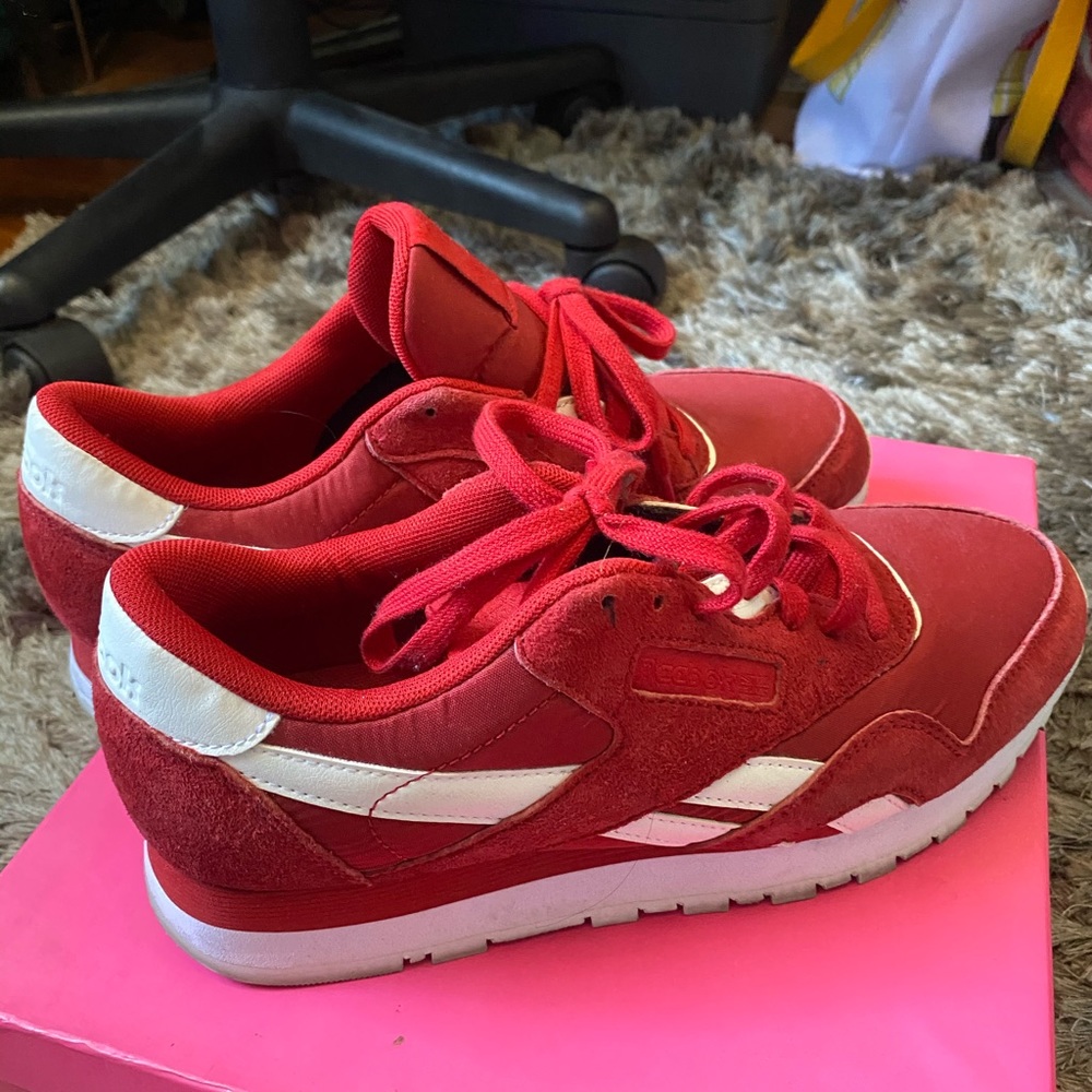 Reebok’s youth 7 red